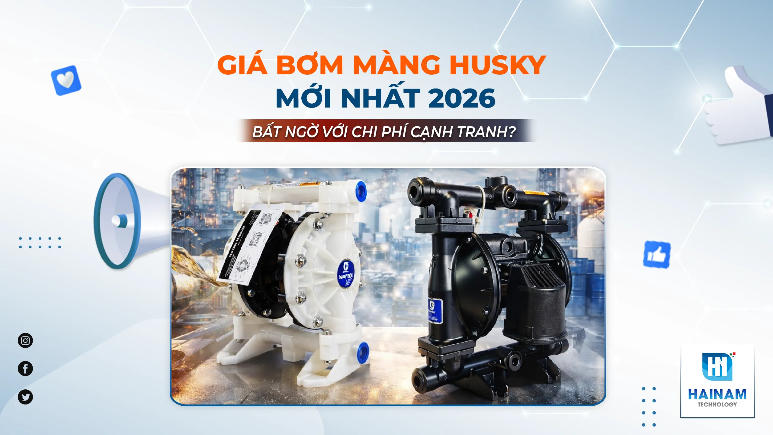 Giá Bơm Màng Husky Mới Nhất 2026 (Cập Nhật Thị Trường & Phân Tích Thực Tế)