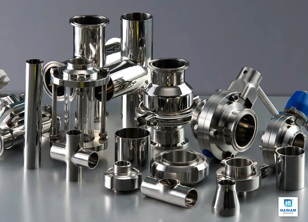 Các loại phụ kiện inox vi sinh 304/316 chính hãng