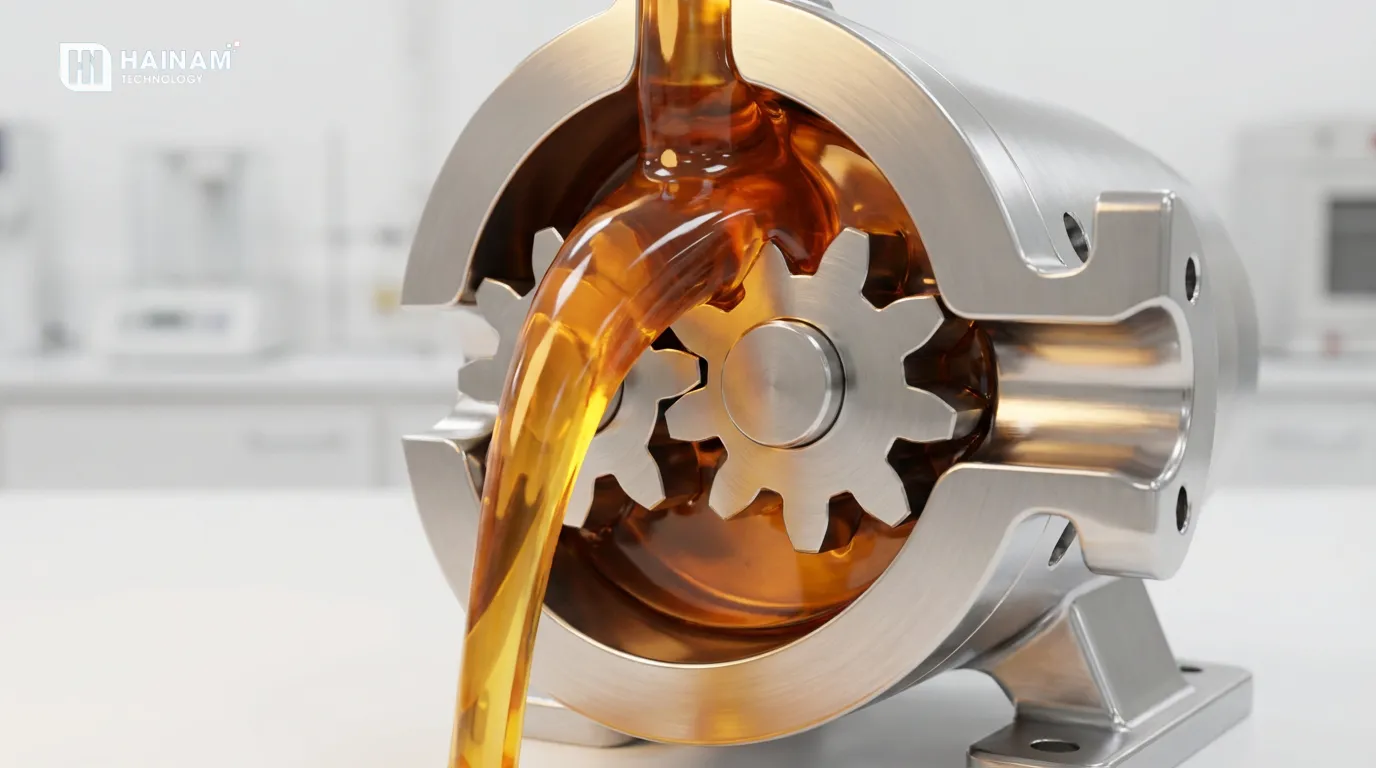 bơm bánh răng bơm mật ong