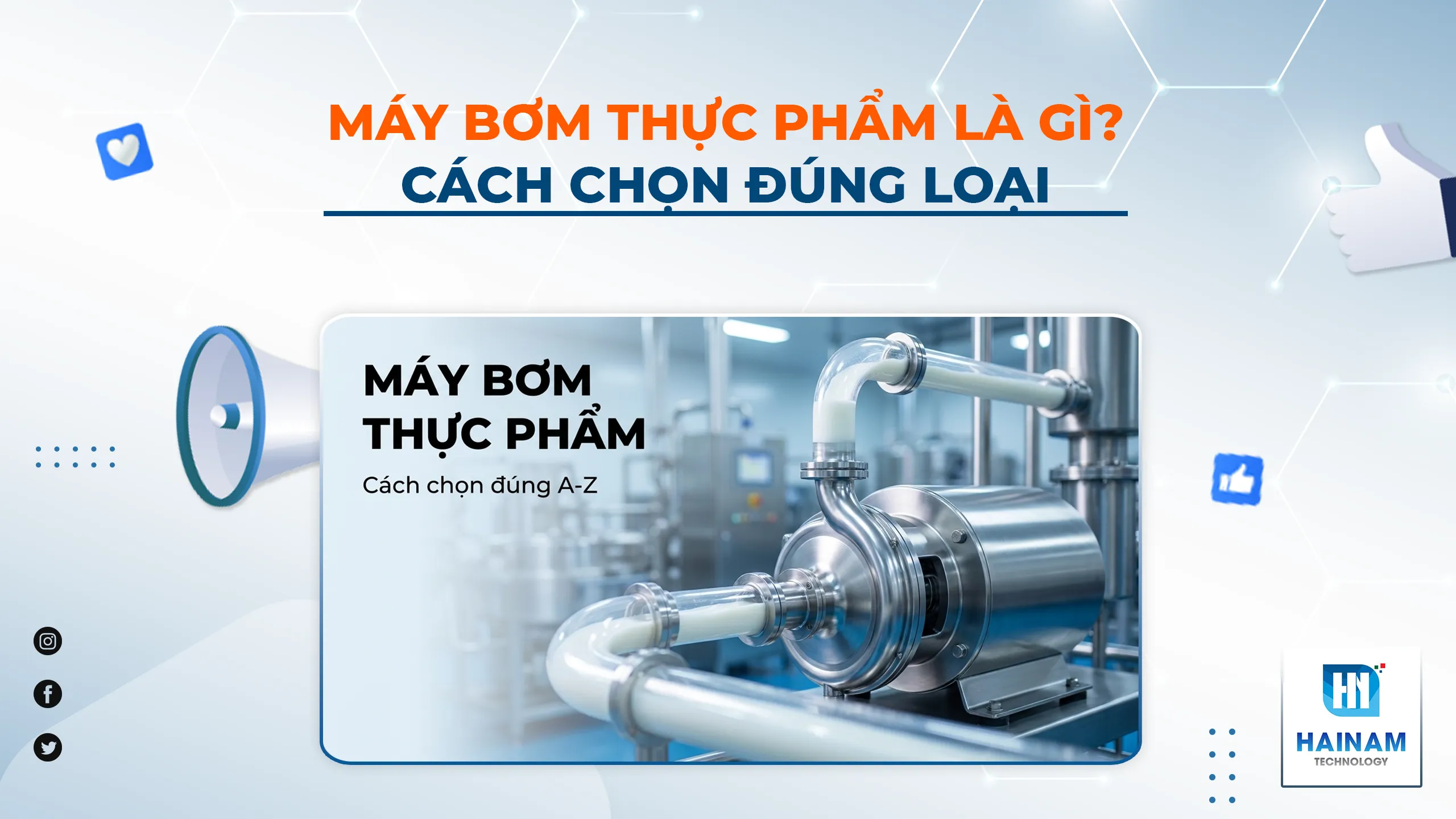 Máy Bơm Thực Phẩm Là Gì? Cách Chọn Đúng Loại Cho Từng Nhu Cầu (Chi Tiết A–Z)