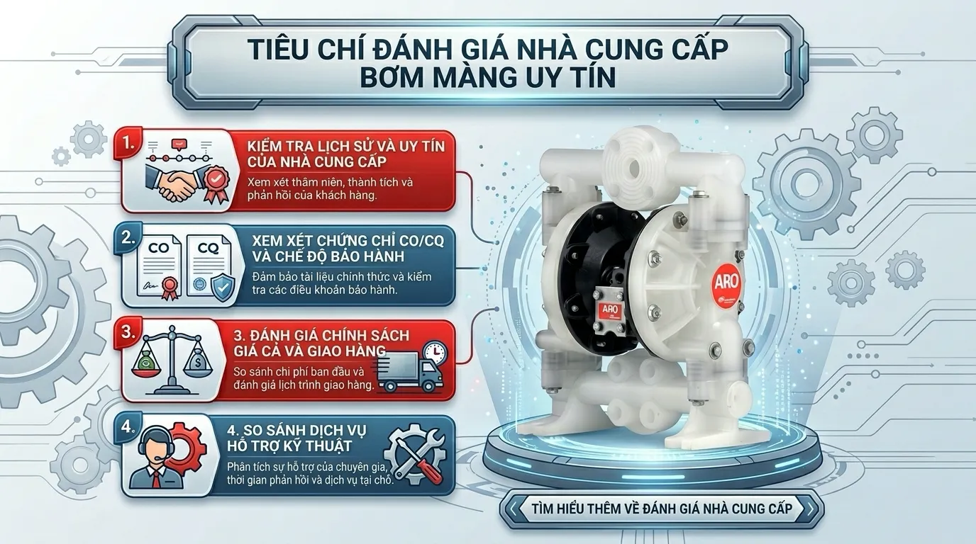 Mua Máy Bơm Màng Ở Đâu Uy Tín? Bí Quyết Chọn Địa Chỉ Chính Hãng 2026