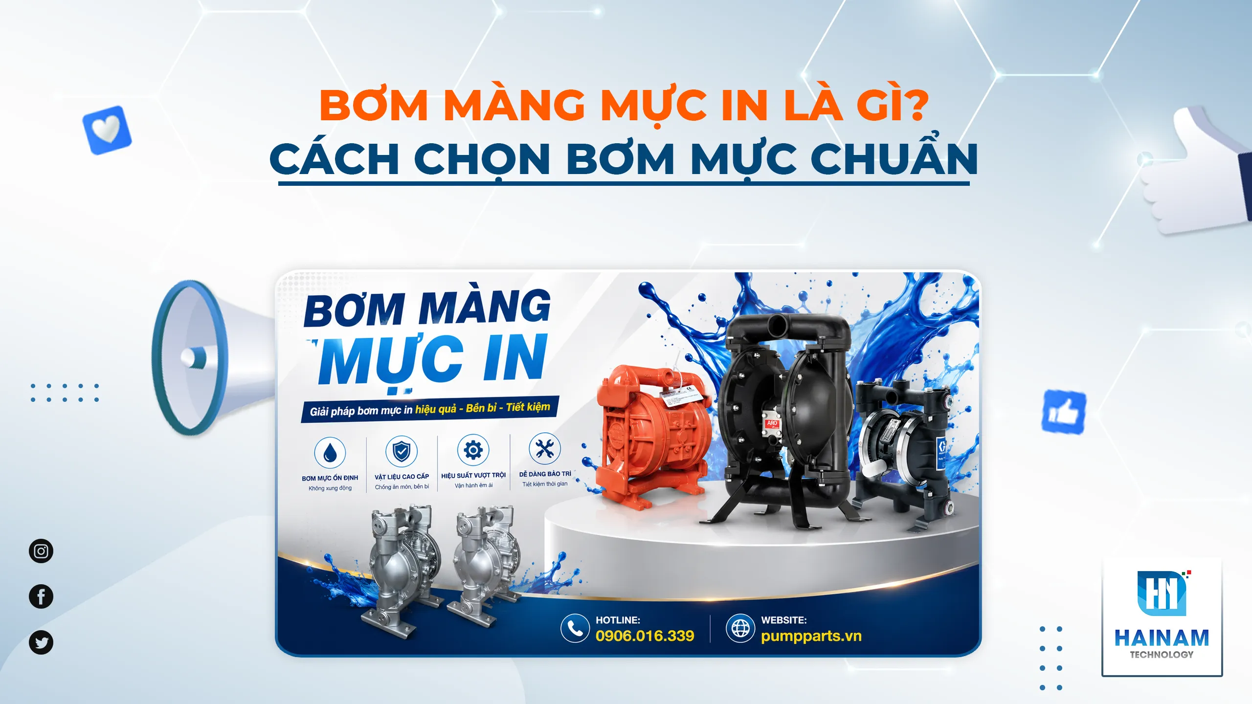 Bơm Màng Mực In Là Gì? Báo Giá, Cấu Tạo & Cách Chọn Bơm Mực In Chuẩn Nhà Máy