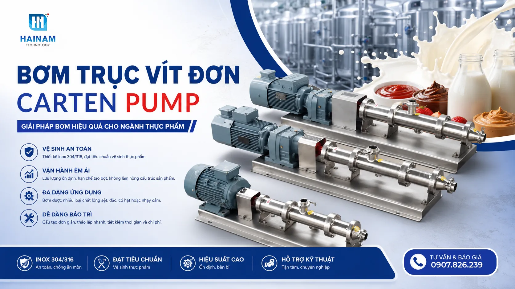 bơm trục vít đơn carten pump