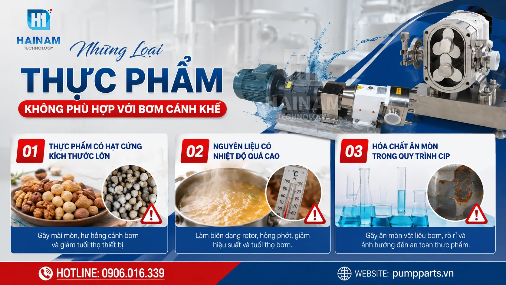 loại thực phẩm không phù hợp bơm cánh khế