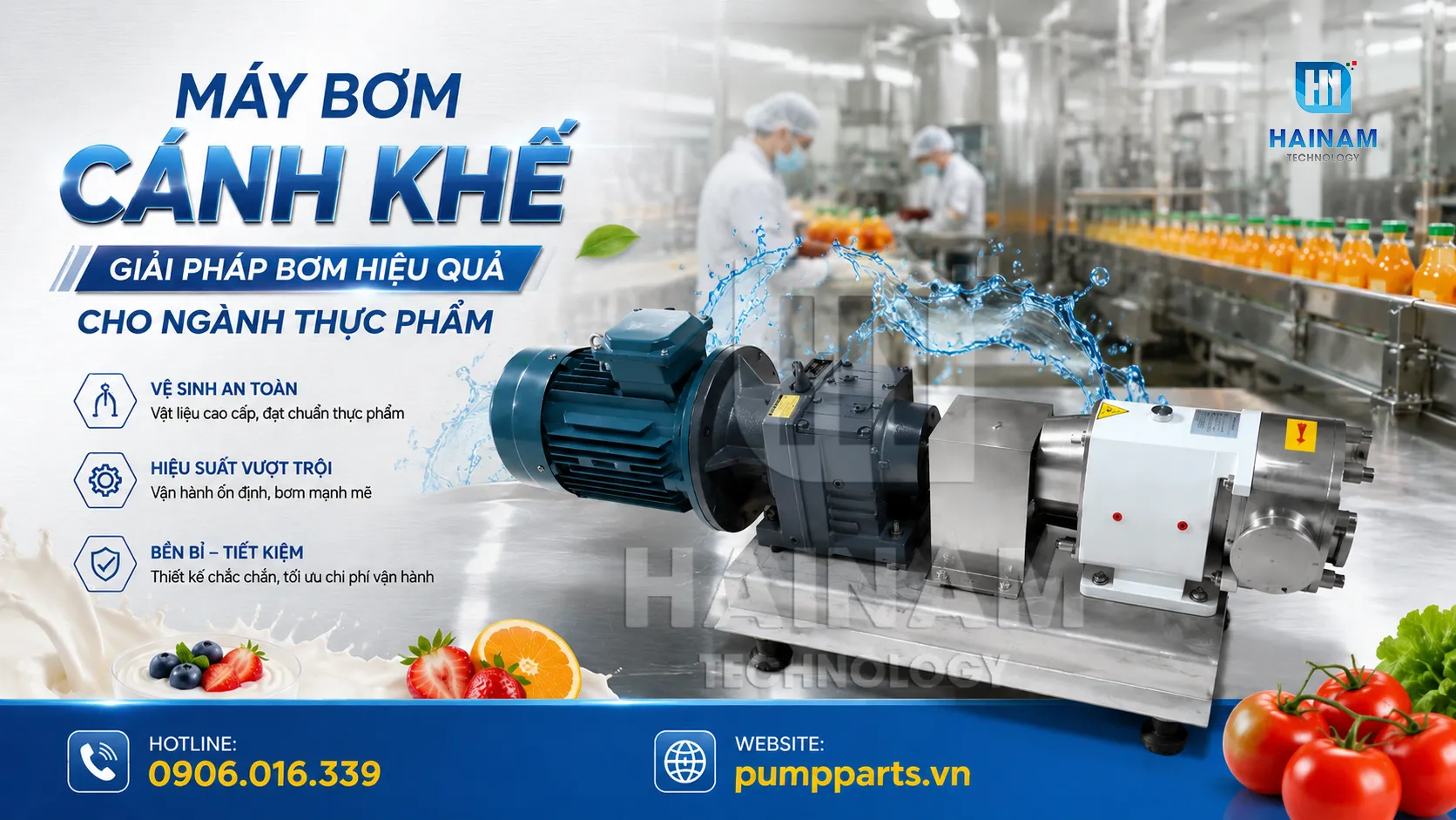 máy bơm cánh khế lobe
