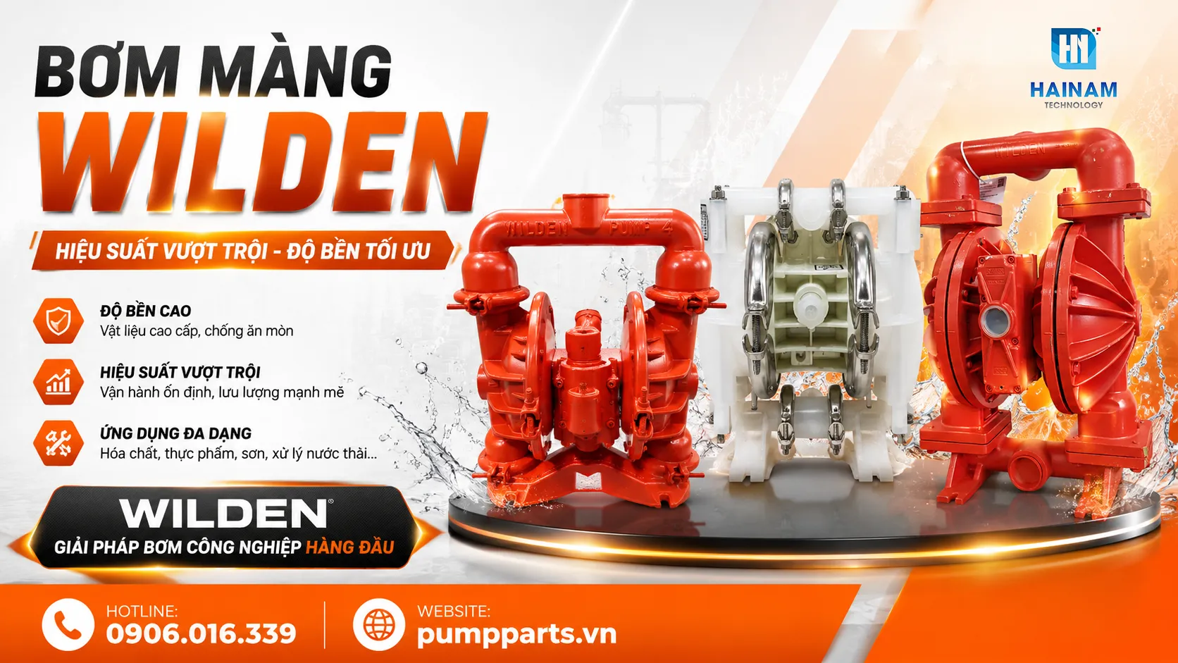 máy bơm màng khí nén wilden