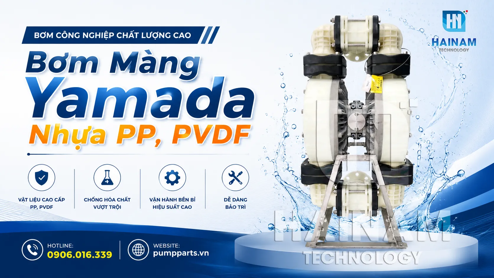 máy bơm màng yamada nhựa