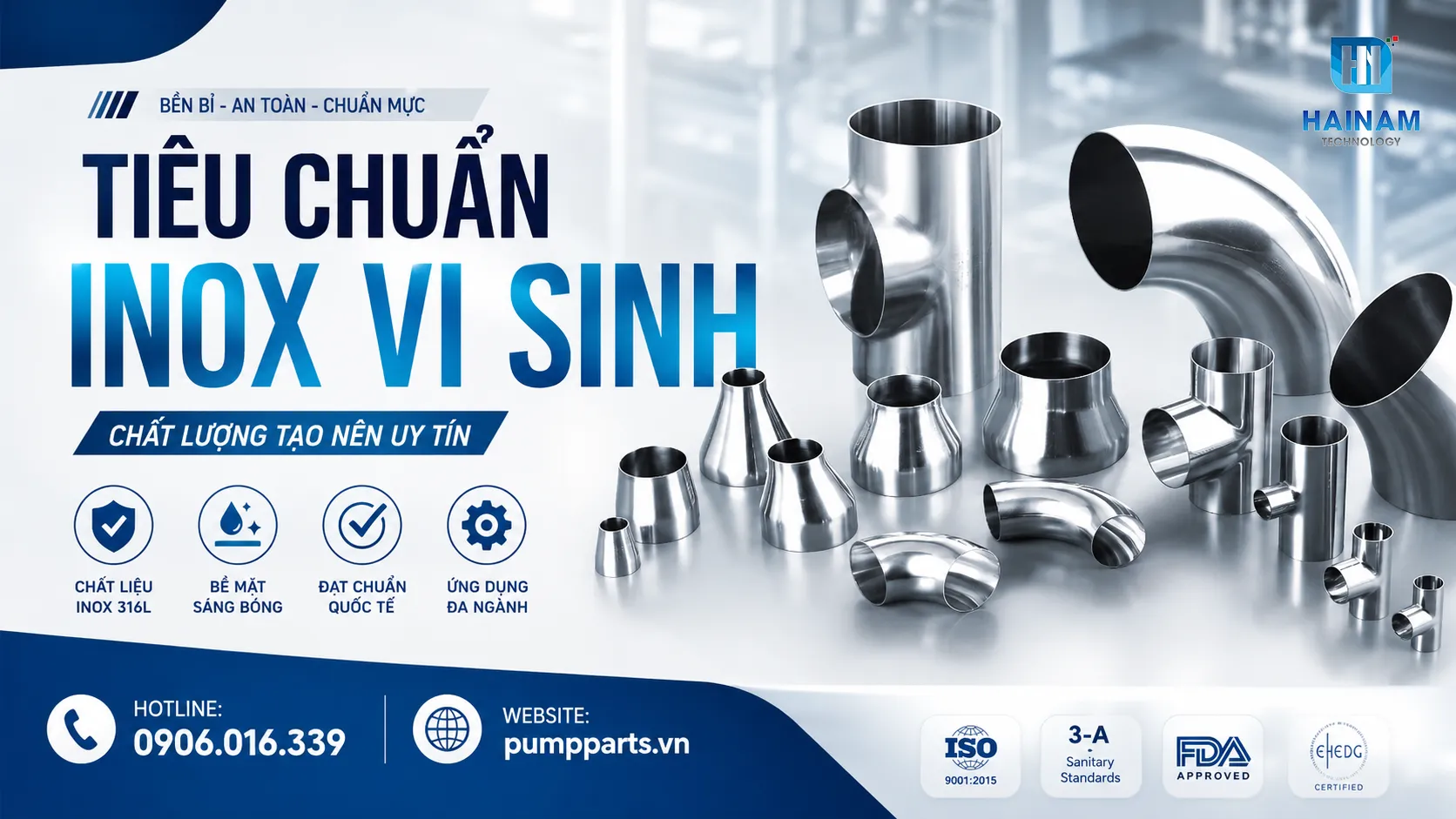 Tiêu chuẩn inox vi sinh