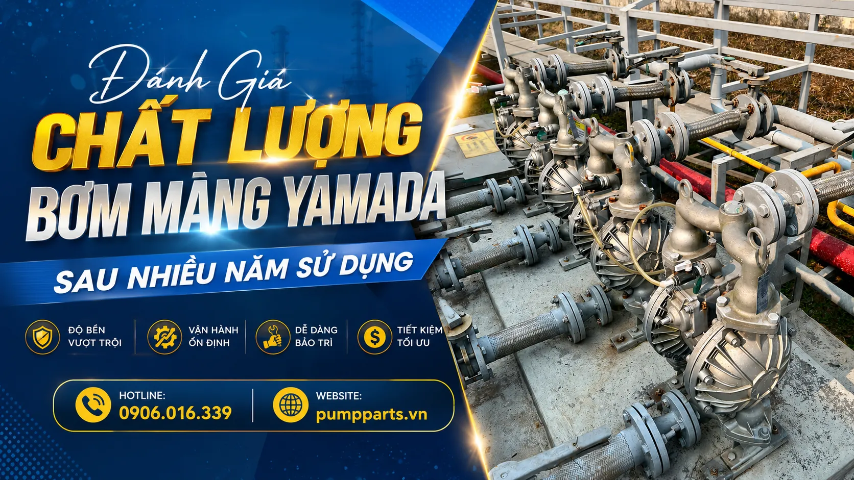 bơm màng yamada chất lượng vượt trội