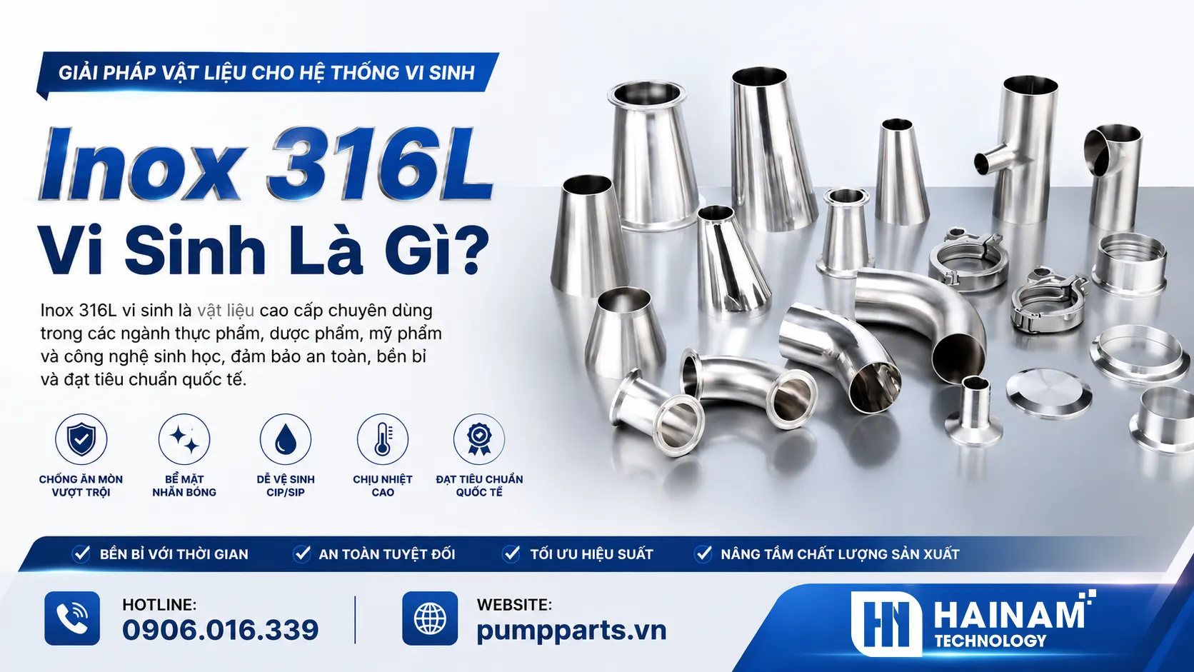 inox 316l chống ăn mòn cao