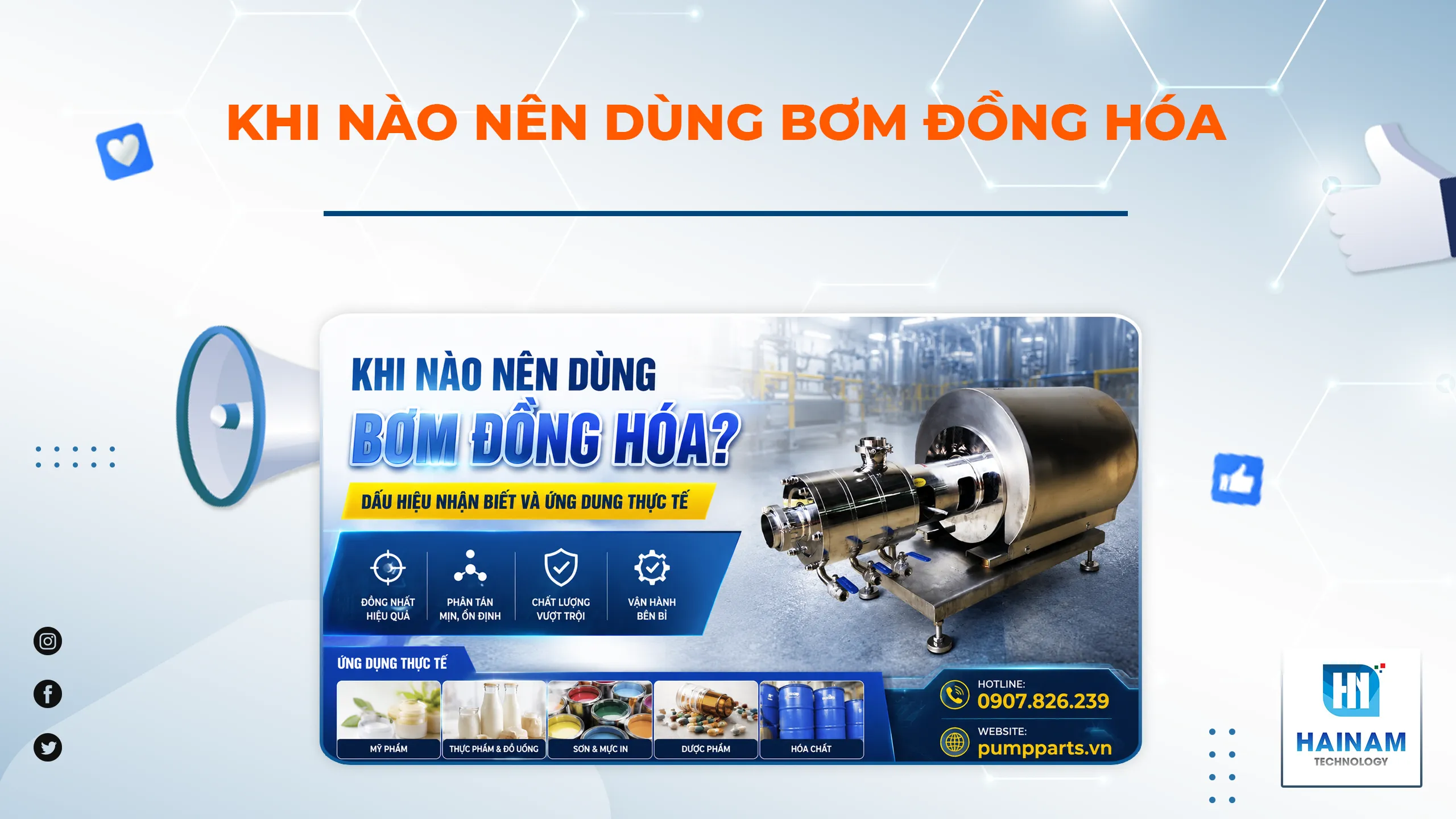 Khi Nào Nên Dùng Bơm Đồng Hóa? Dấu Hiệu Nhận Biết Và Ứng Dụng Thực Tế