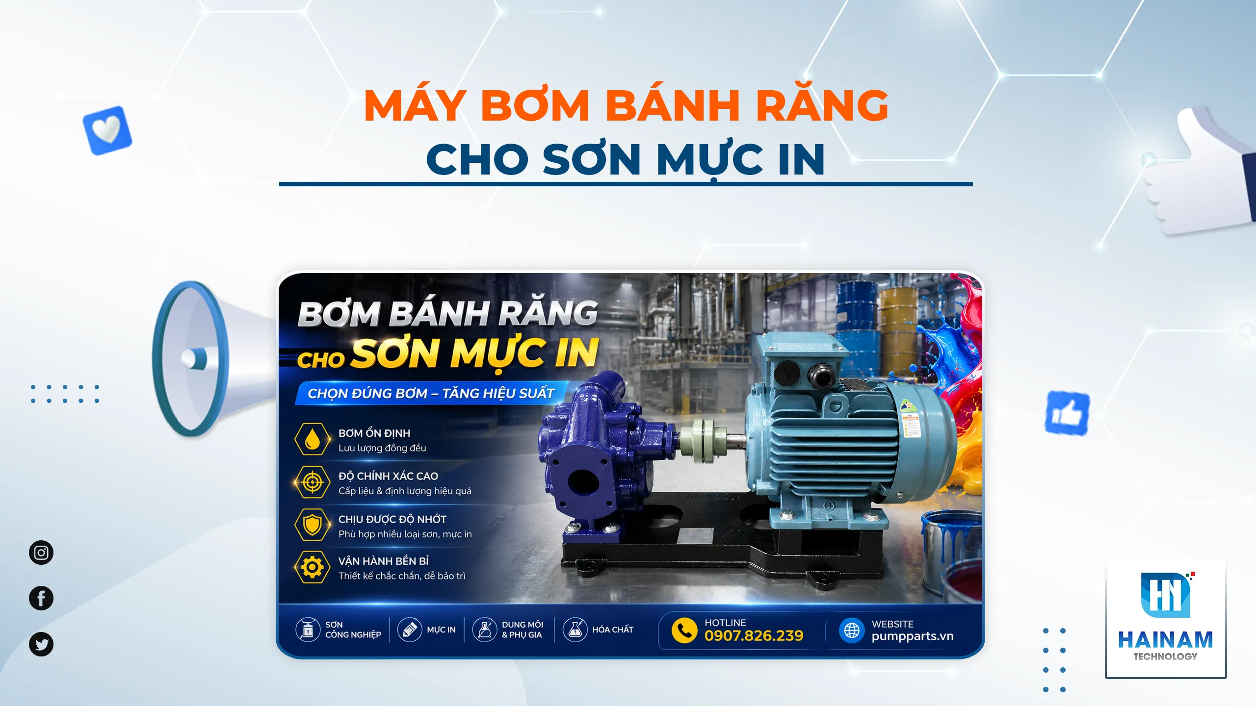 Bơm Bánh Răng Cho Sơn Mực In: Chọn Đúng Bơm, Tăng Hiệu Suất
