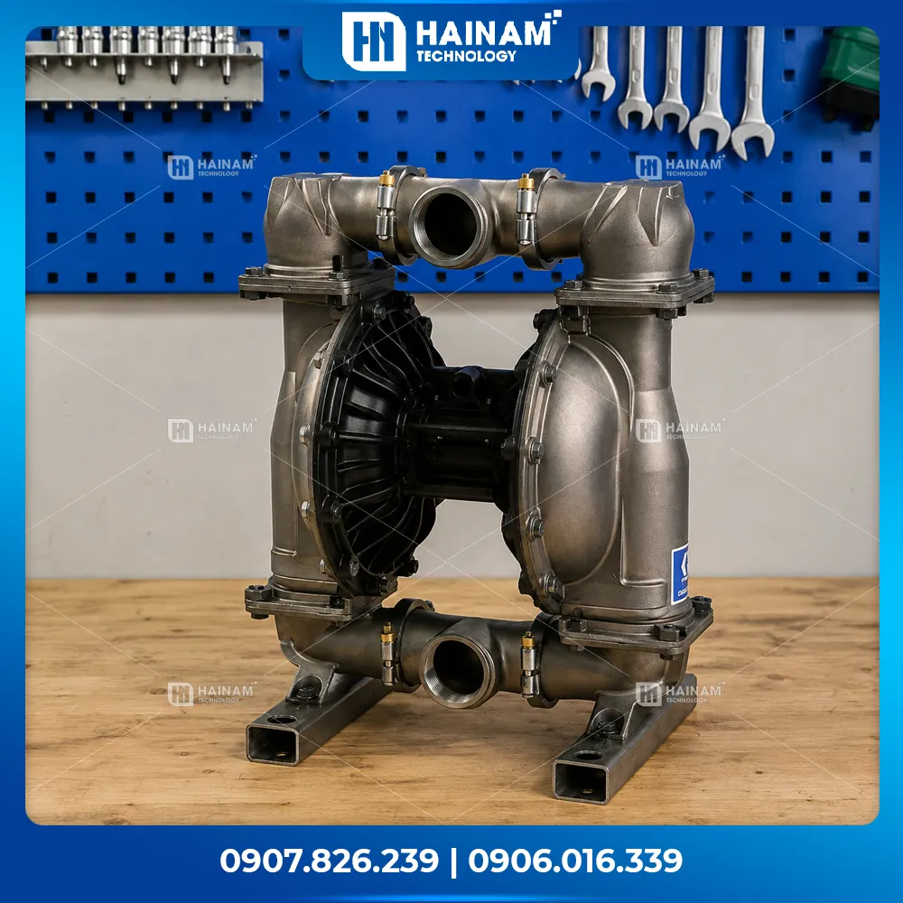 bơm màng Husky 3300 - Thân inox