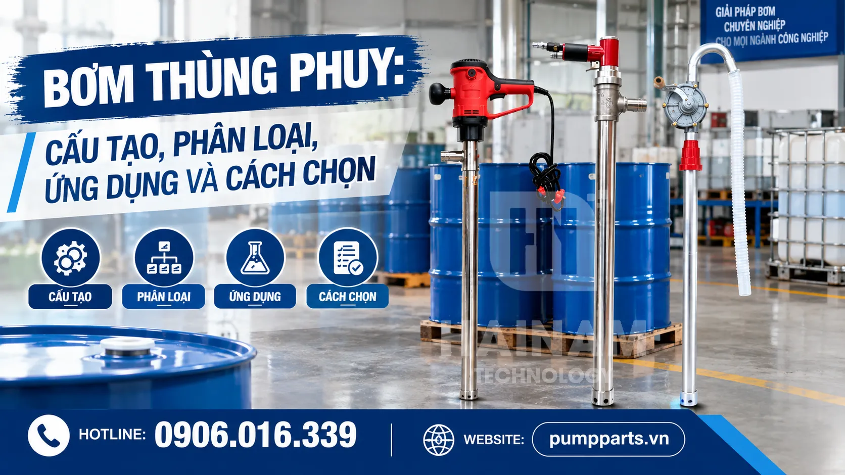 bơm thùng phuy là gì