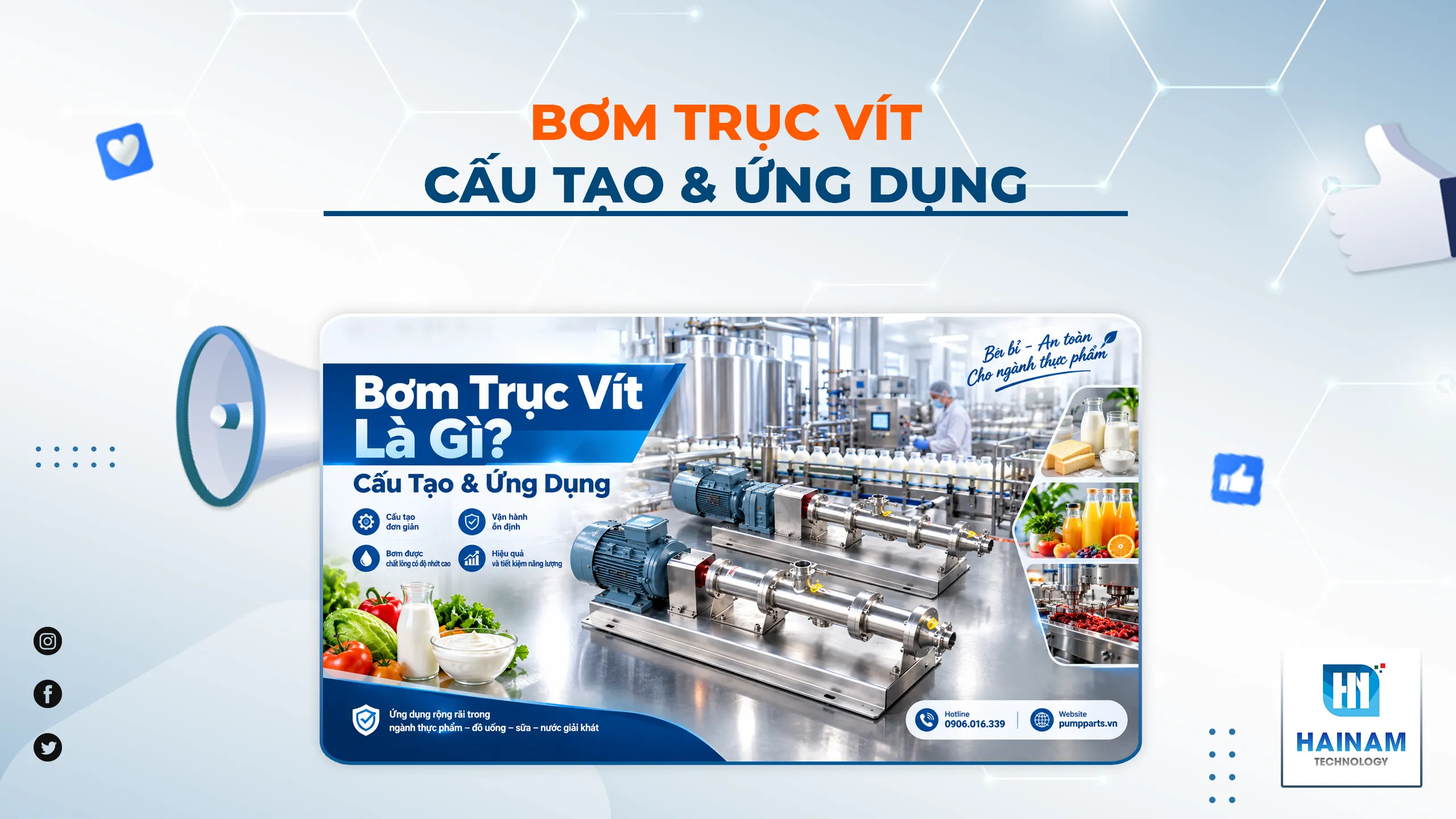 Bơm Trục Vít Là Gì? Cấu Tạo & Ứng Dụng