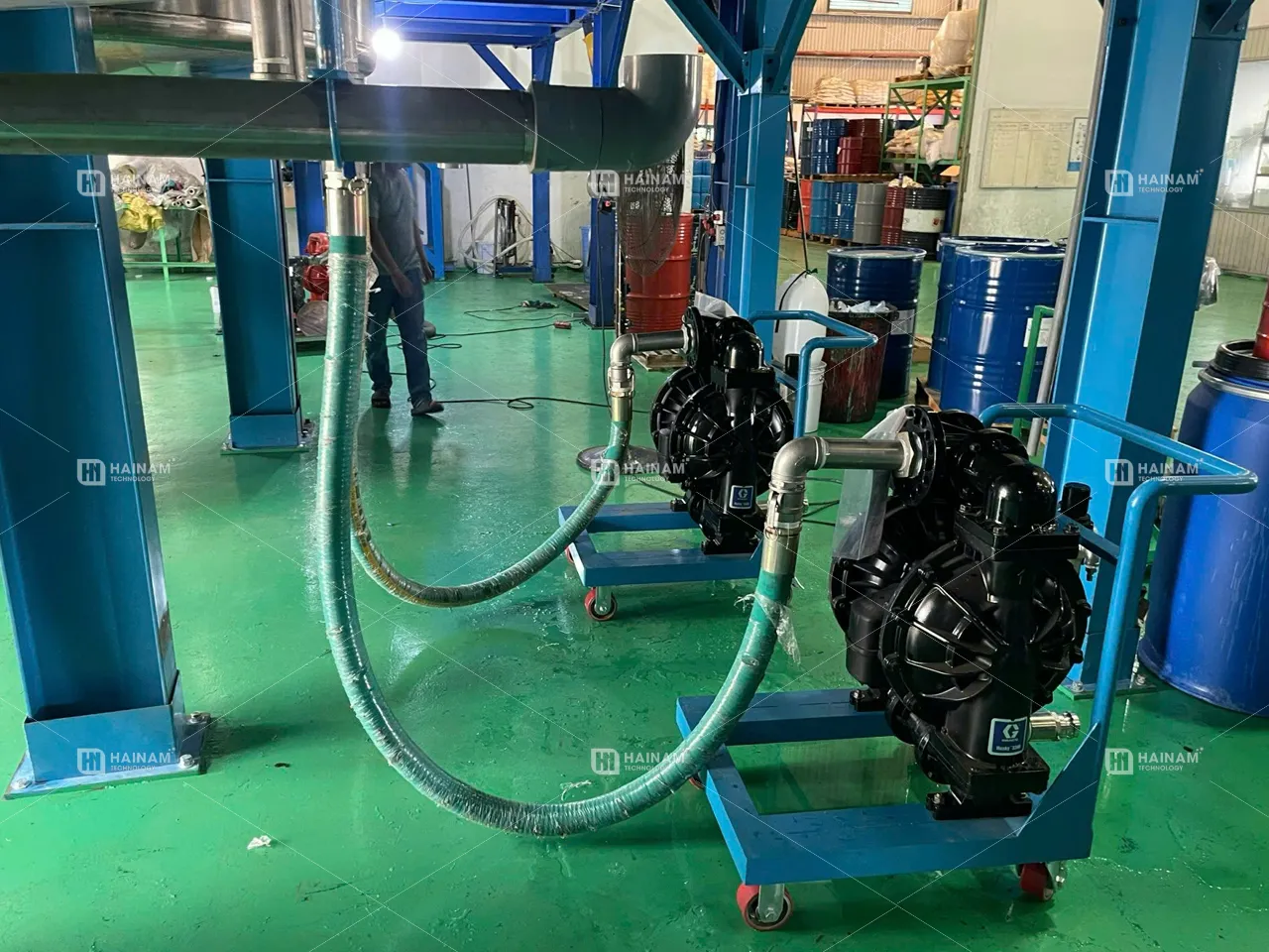model bơm màng husky cỡ lớn