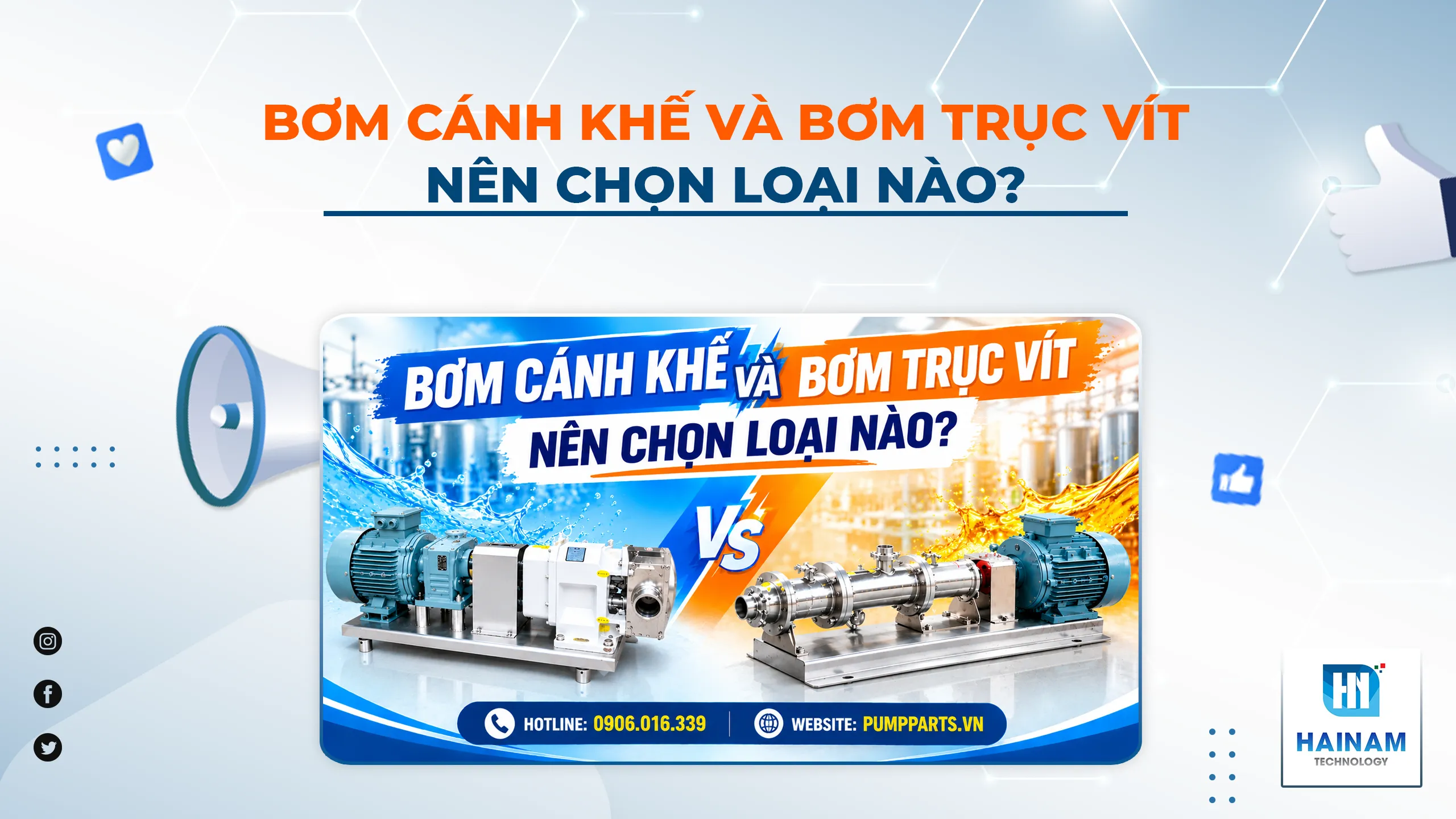 Bơm Cánh Khế Và Bơm Trục Vít: Nên Chọn Loại Nào?