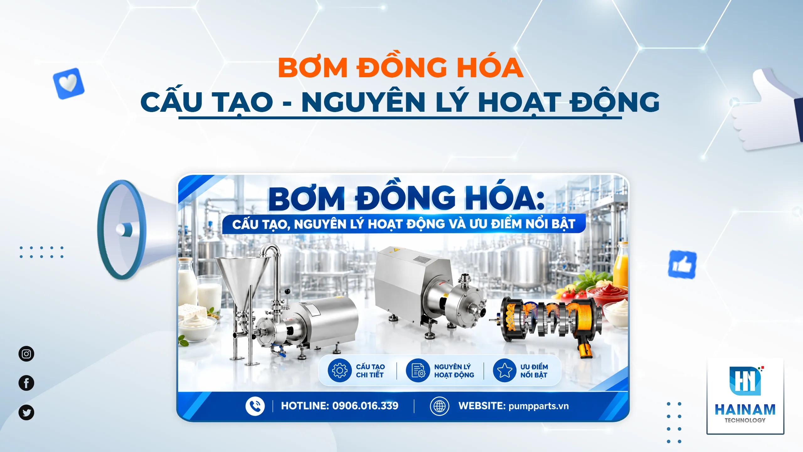 Bơm Đồng Hóa: Cấu Tạo, Nguyên Lý Hoạt Động Và Ưu Điểm Nổi Bật
