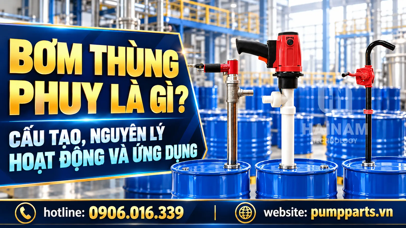bơm thùng phuy là gì